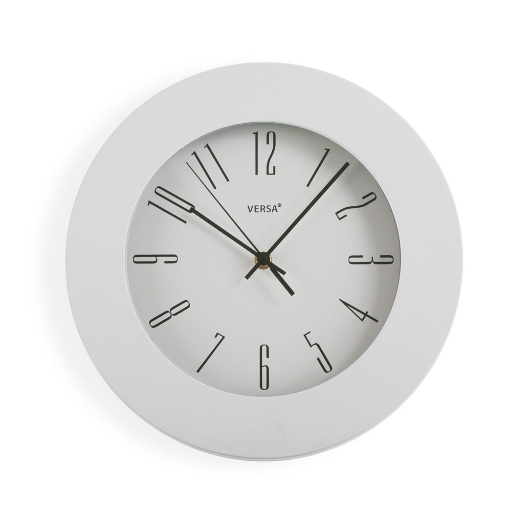 WHITE KITCHEN CLOCK 30 CM BEST FOR Life Philosophy