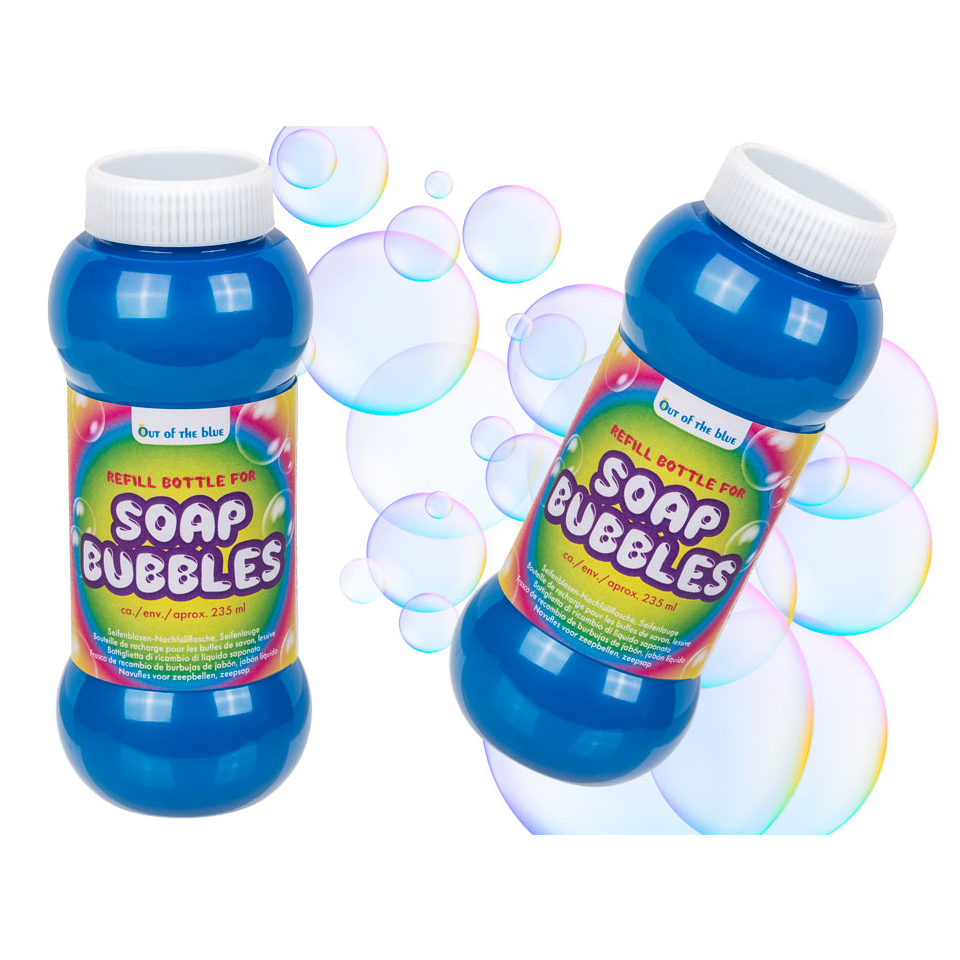 Refill bottle for soap bubbles with ca. 235 ml, - BEST FOR Life Philosophy